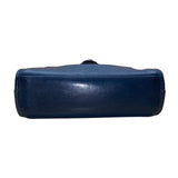 Coach Women’s Navy Leather Turnlock Closure Adjustable Strap Crossbody Bag