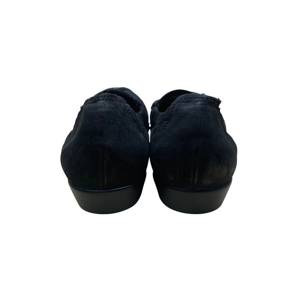 SAS Women’s Black Suede With Tassel Detail Slip-On Loafers Shoes Size 9M