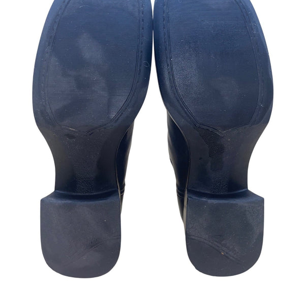 Clarks Women’s Black Leather Slip-On Comfort Chelsea Moma Ankle Boots Size 8M