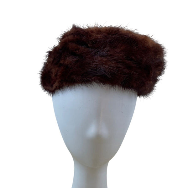 Vintage Sheppard Mink Fur Hat Made Expressly For Richs Atlanta
