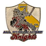 All Star Academy Knights 2012 Shield Enamel Lapel Pin