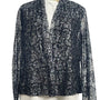 Jones New York Cardigan Girly Glam Black  Women's Sweater Sz 10