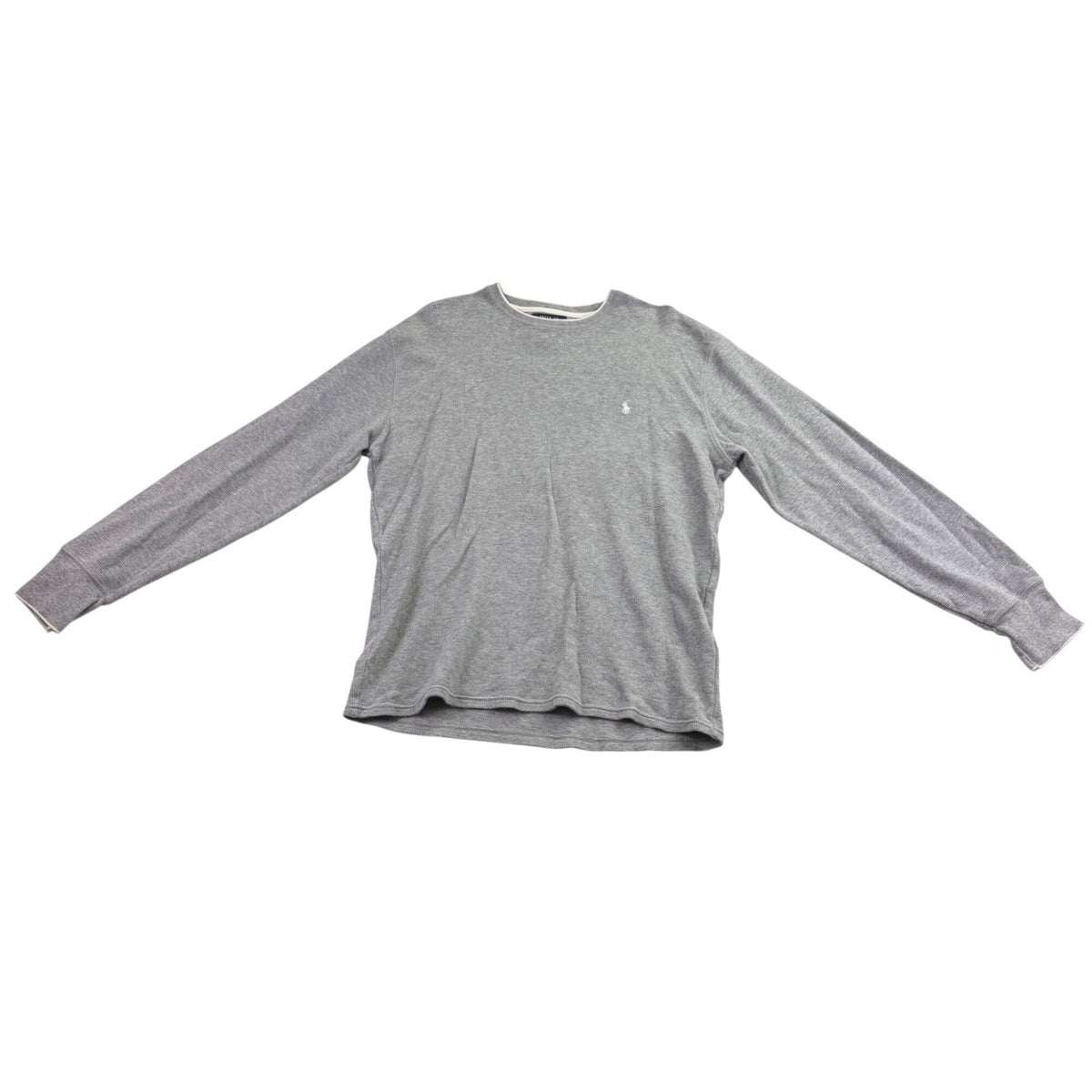 Polo Ralph Lauren Mens Gray Cotton Long Sleeve Crewneck Sweatshirt Size L