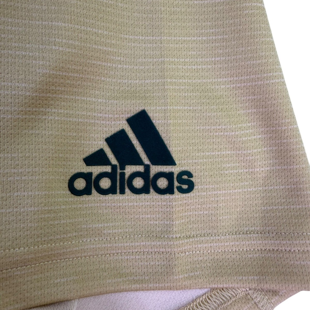 Adidas Mens Beige Short-Sleeve Graphic T-Shirt Sportswear Size L