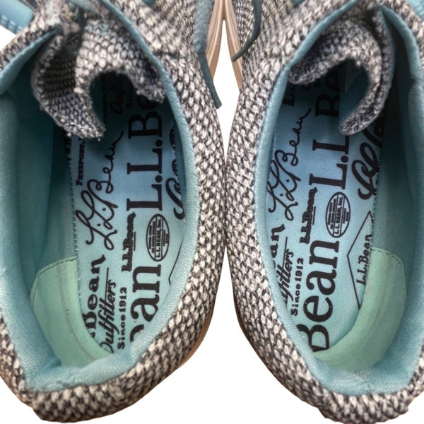 L.L. Bean Women’s Blue Woven Lightweight Cushioned Sole Slip-On Shoes Size 11M