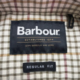 Barbour Mens Brown/Green Checked Shirt Regular Fit Sz XL