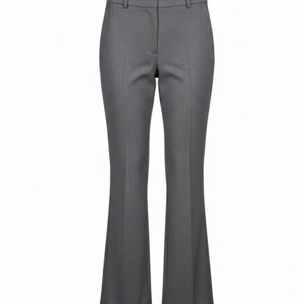 Loft Women Gray Original Fit Bootcut Dress Trousers Size 6