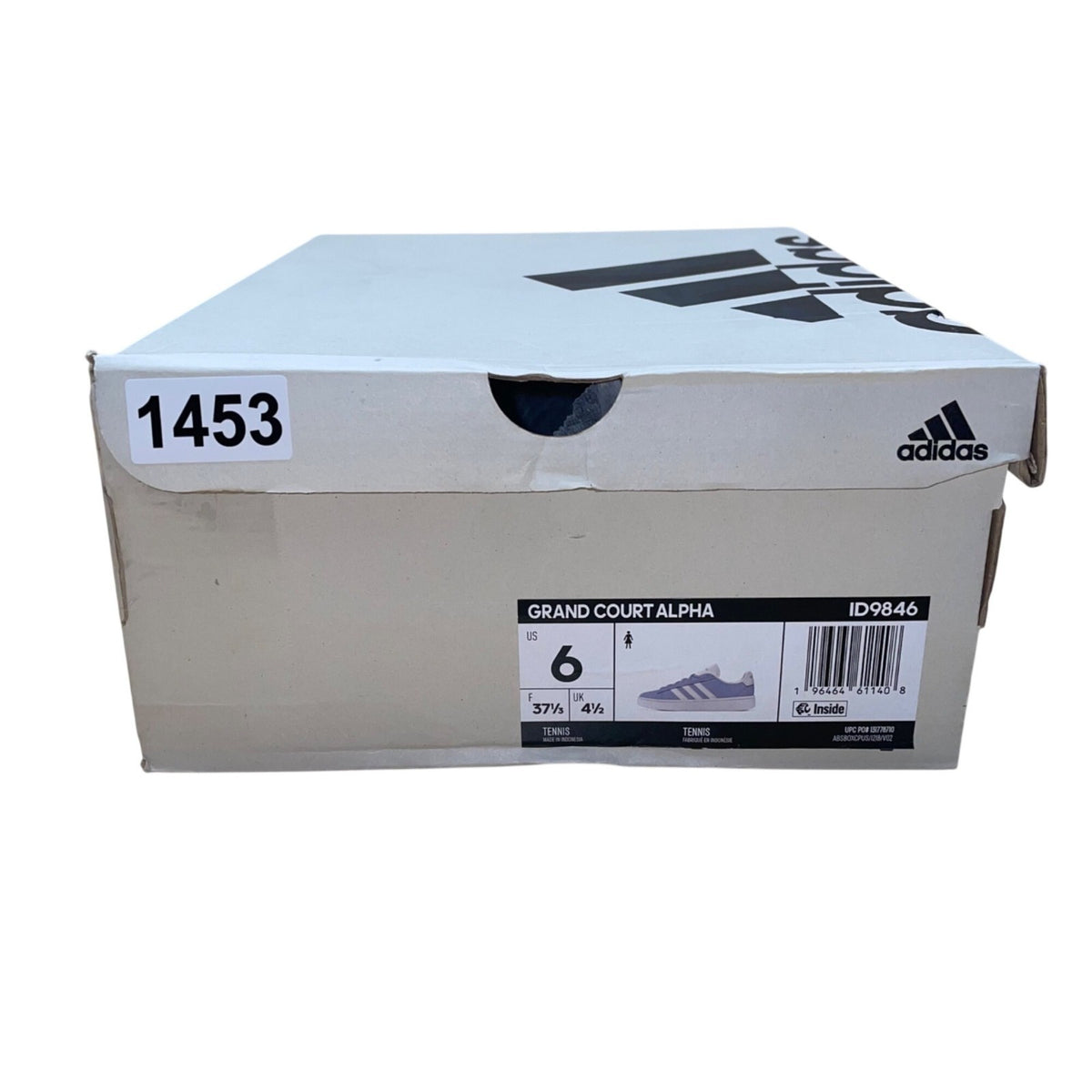 Adidas Women’s Light Blue & White Grand Court Alpha Tennis Sneakers Size 6