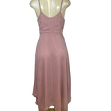 Mia Joy Women’s Dusty Pink Sleeveless Spaghetti Strap Midi Dress Sz S - New