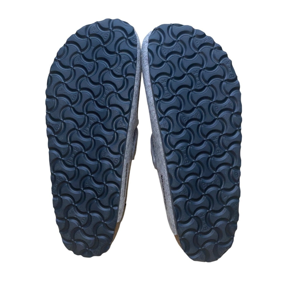 Birkenstock Women’s Light Gray Wool Narrow Fit Slip-On Boston Clogs Size L8