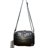 IHKWIP Unisex Black Nylon Adjustable Strap Convertible Crossbody Bag