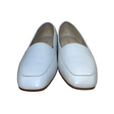 Enzo Angiolini Women’s White Leather Lining And Sole Slip-On Loafers Size 8.5