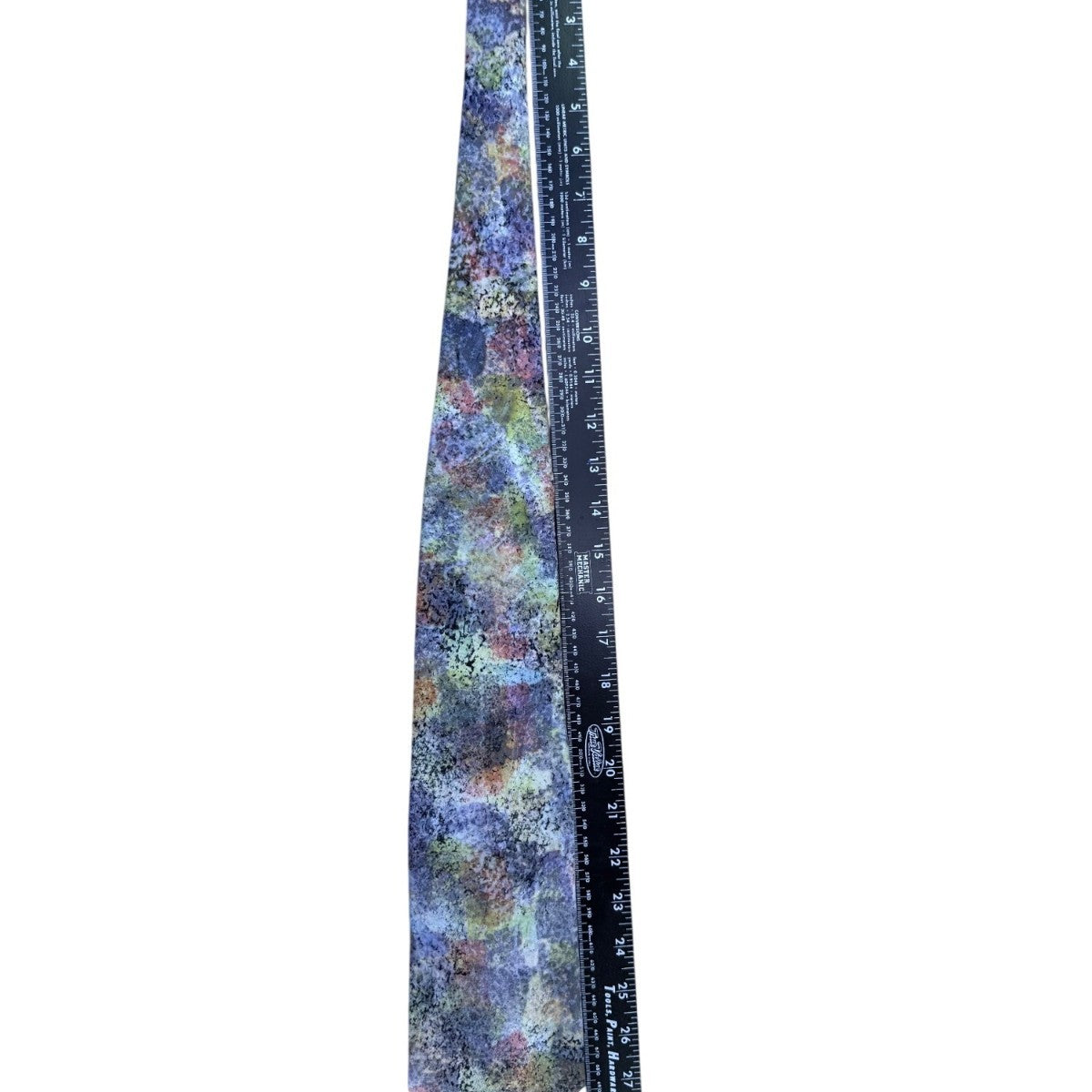 Robert Daskal Mens Multicolor 100% Silk Hand-Painted Tie Abstract Design