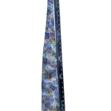Robert Daskal Mens Multicolor 100% Silk Hand-Painted Tie Abstract Design