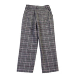 Express Womens Gray Plaid Editor Dress Pants Slim Fit Ankle Length Size 2S