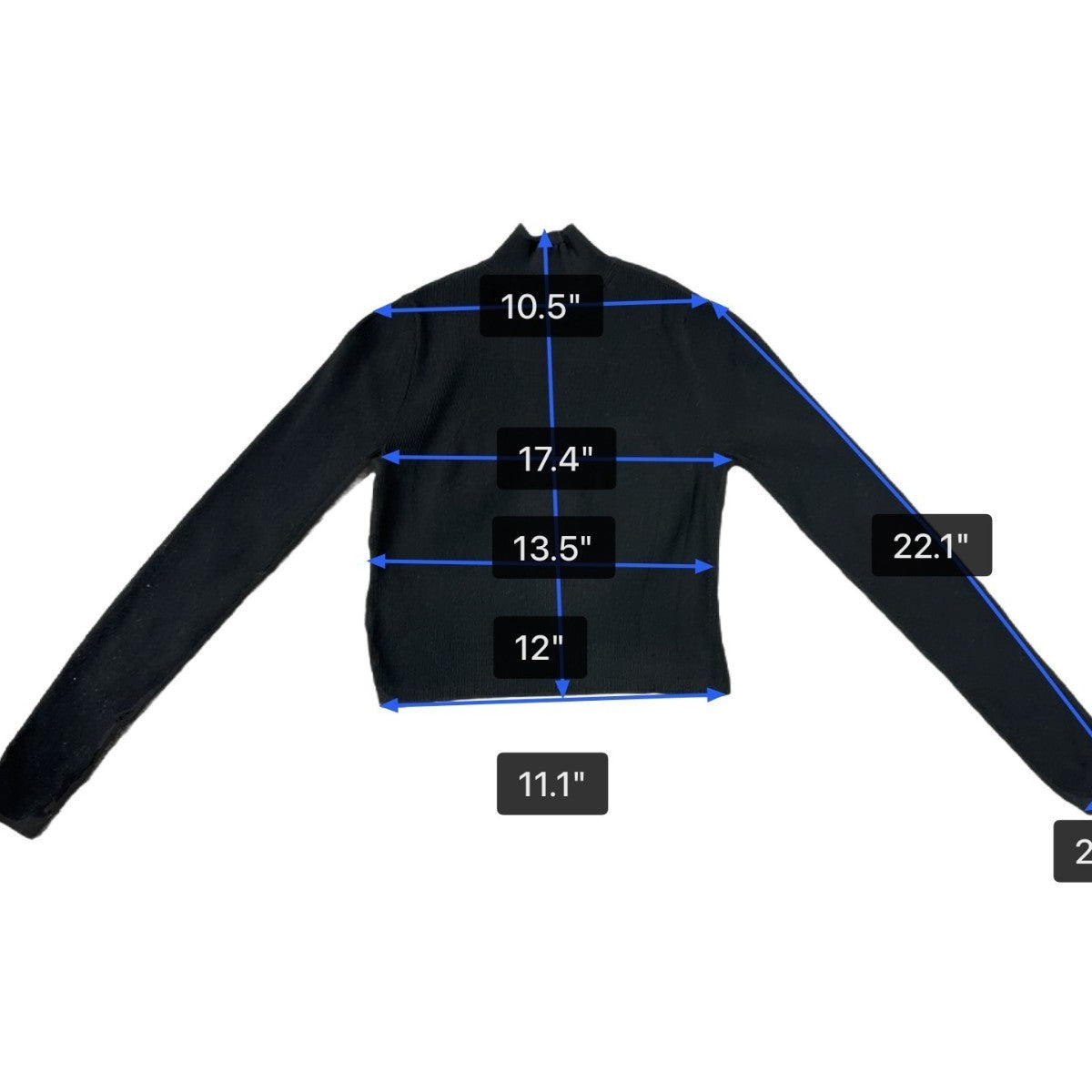 Lululemon Women Black Nylon Blend Ribbed Long Sleeve Open Back Cropped Top Sz M