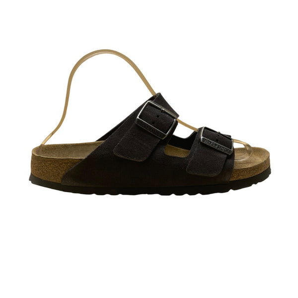Birkenstock Women’s Gray Suede Adjustable Strap Soft Arizona Sandals Size  L8/M6