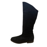 Jack Sprat Women’s Black Faux Suede Knee High Pirate Boots Size 7M