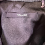 Tahari Womens Navy Cropped Blazer Jacket Stylish & Classy Size 8