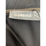 Alembika Women's Button Down Boho Black and Dark Green Jacket Size XS -NWT