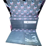 Vera Bradley Women’s Black Multicolor Quilted Floral Design RFID Trifold Wallet