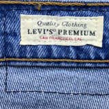 Levis Women Blue Ribcage Straight Ankle Jeans Super High Rise Sz 22W - New