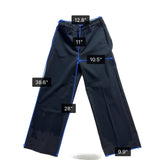 Banana Republic Womens Navy High-Rise Wide-Leg Cropped Pants Size 6L