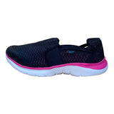 Easy Spirit Women’s Black & Pink e360 Slip-On Walking Myles Shoes Size 11