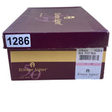Etienne Aigner Women’s Black Patent Cap Toe Strada Pumps Dress Shoes Size 7M