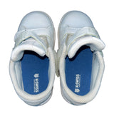 K-Swiss Infants White Strapped Sneakers Size 8