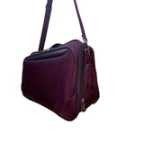 Samsonite Women’s Purple With Adjustable Strap Travel Carry-On Messenger Bag