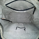 Dooney & Bourke Women’s Gray/Black Canvas Monogram Adjustable Strap Shoulder Bag
