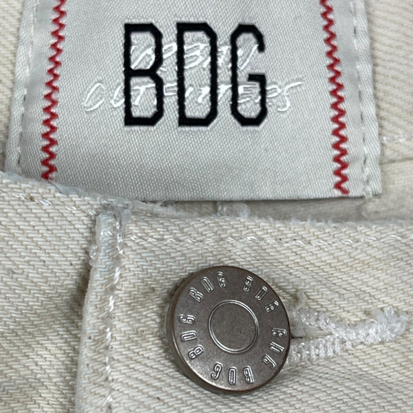 BDG Mens White Workwear Cargo Pants Size Unknown