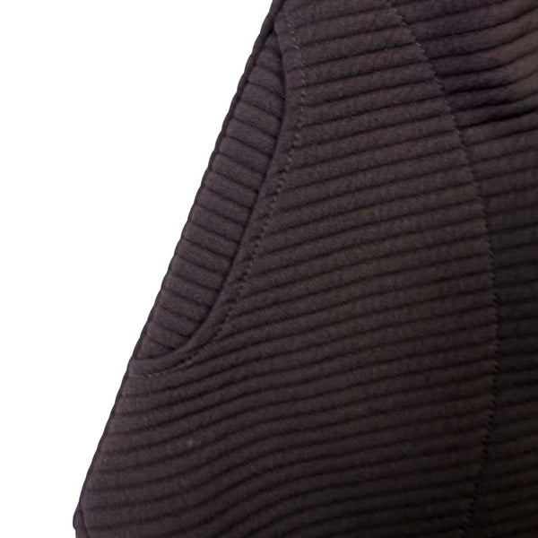 Ahni Womens Brown Ribbed Open Front Cardigan Size 1