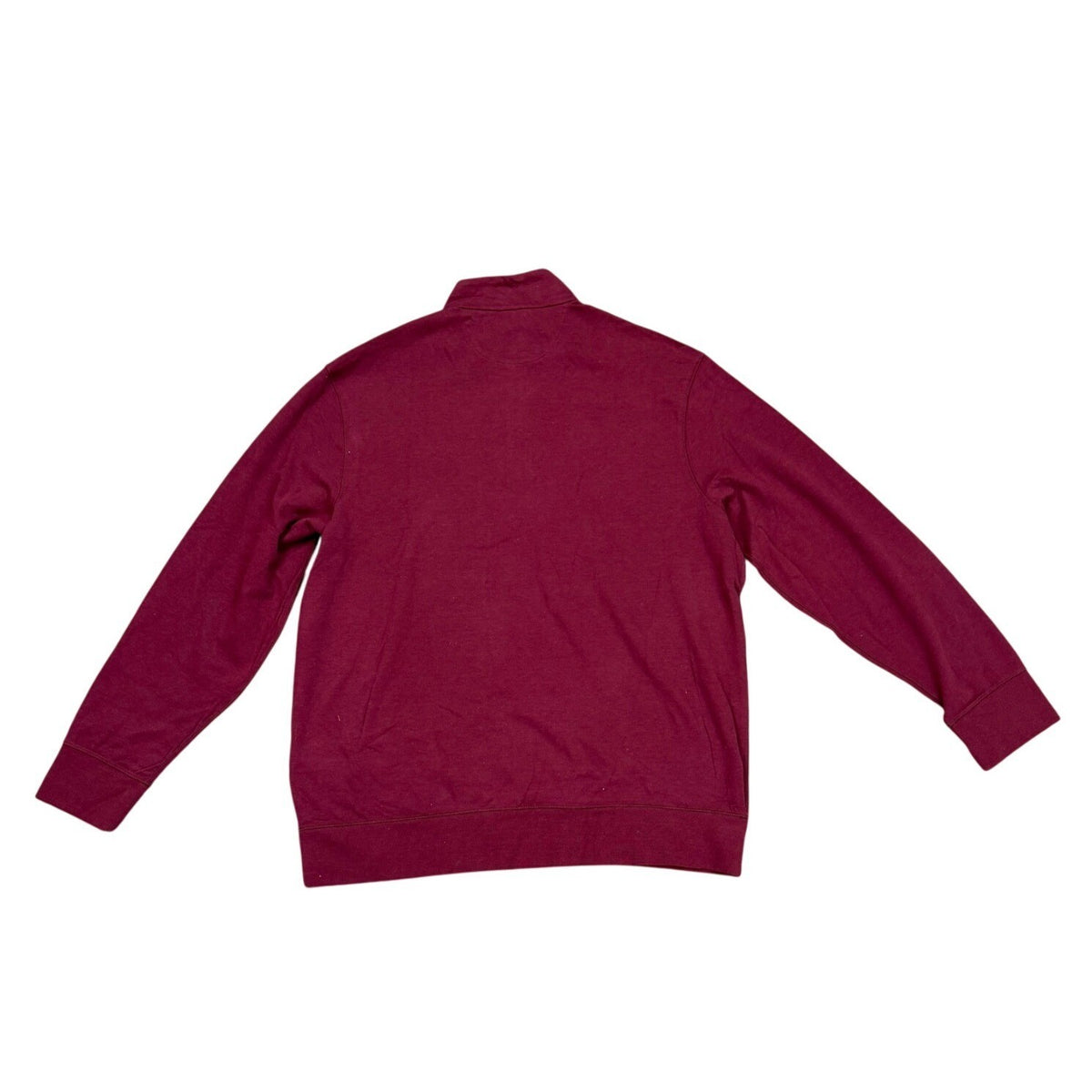 Polo Ralph Lauren Mens Burgundy Performance Pullover Quarter-Zip Size XL