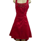 Nicole Hiller New York Women's Red High-low D Snack Dress Sz 10 (EU 44) - NWT