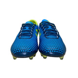 Under Armour Men’s Blue & Neon Yellow ClutchFit Force Soccer Cleats Size 12
