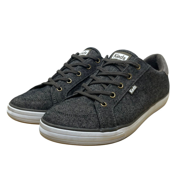 Keds Women’s Gray Canvas Everyday Wear Lace Up Casual Sneakers Size 8.5