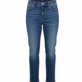 Talbots Womens Blue Straight Leg Five-Pocket Petite Jeans Size 4P