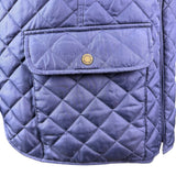 Tommy Hilfiger Womens Navy Quilted Puffer Vest Lightweight Zippered Sz L