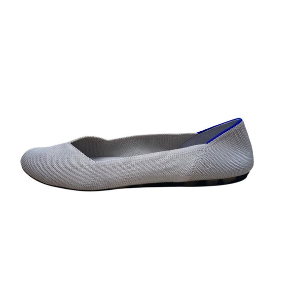 Rothys Women’s Gray & Blue Knit Recycled Material Ballet Flat Size W12