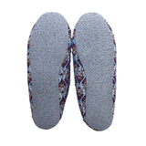 Minnetonka Women’s Multicolor Tribal Pattern Faux Fur Moccasin Slippers Size 10M