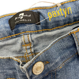 7 For All Mankind Paxtyn Girls Skinny Fit Jeans Blue Denim Size 14