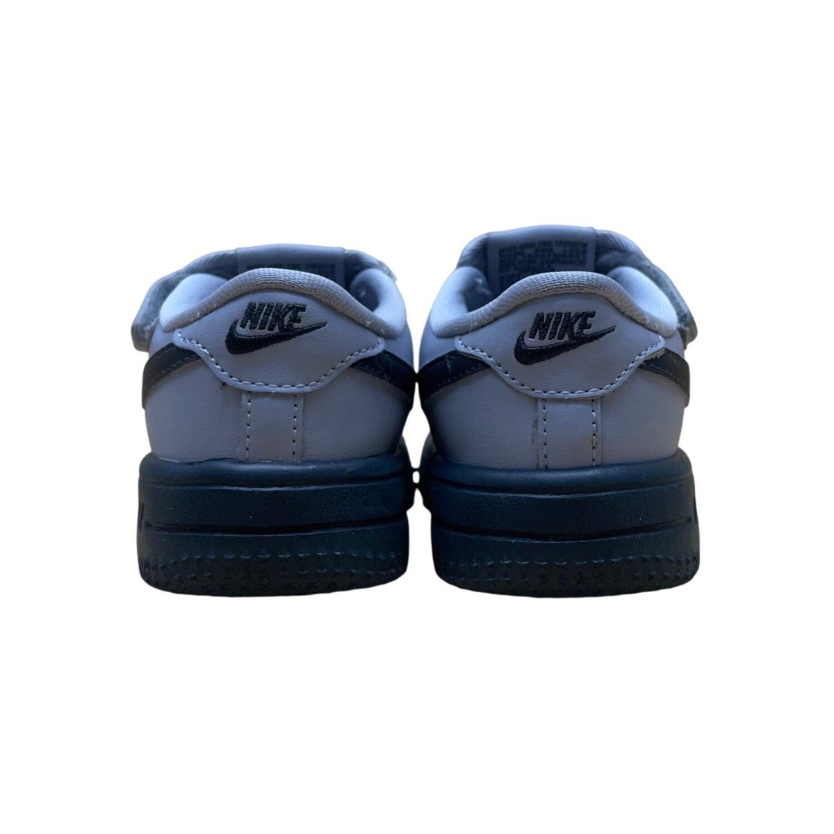 Nike Kids Toddler Wolf Gray & Black Air Force 1 Low Top Sneakers Size 7C