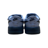 Nike Kids Toddler Wolf Gray & Black Air Force 1 Low Top Sneakers Size 7C