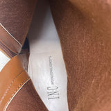 INC Women’s Cognac Brown Leather Knee High Fahnee Riding Boots Size 7M