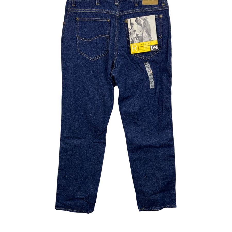 Vintage 90s Y2K Lee 34x30 Lee Mens Regular Fit Jeans Blue Denim Made in USA New