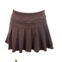 PacSun Womens Brown Active Ribbed Pleated Skort Sz S