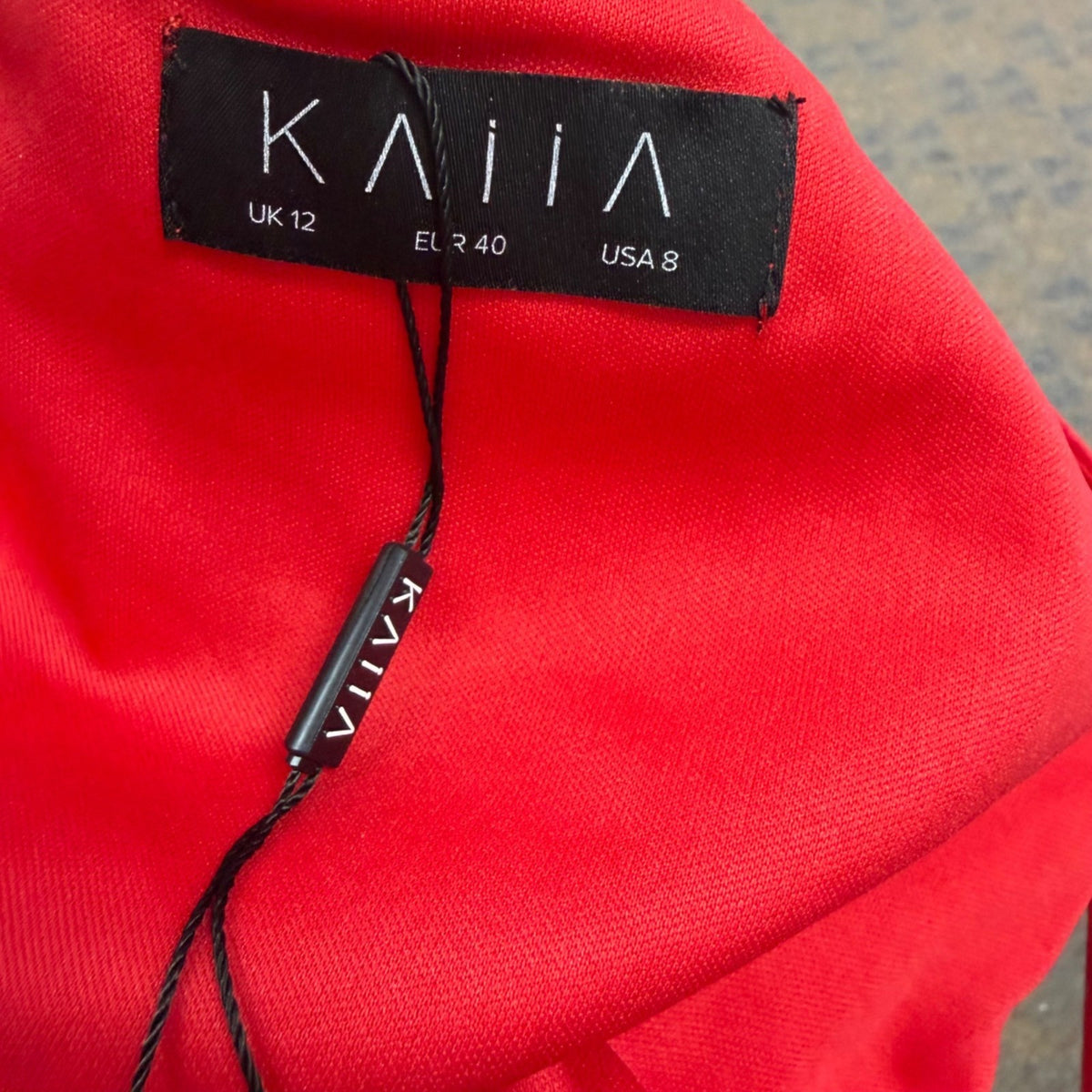 Kaiia Womens Red Linen-Cotton Sleeveless Mini Dress Square Neck Size 12
