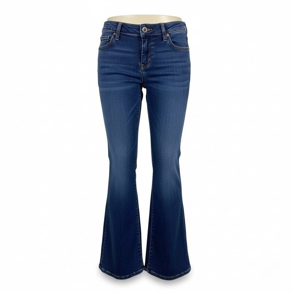 Kut Womens Dark Wash Denim Bootcut Jeans Size 4